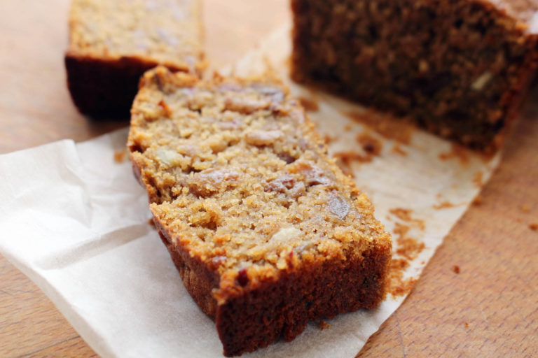 sticky toffee pudding loaf cake - Dom in the Kitchen