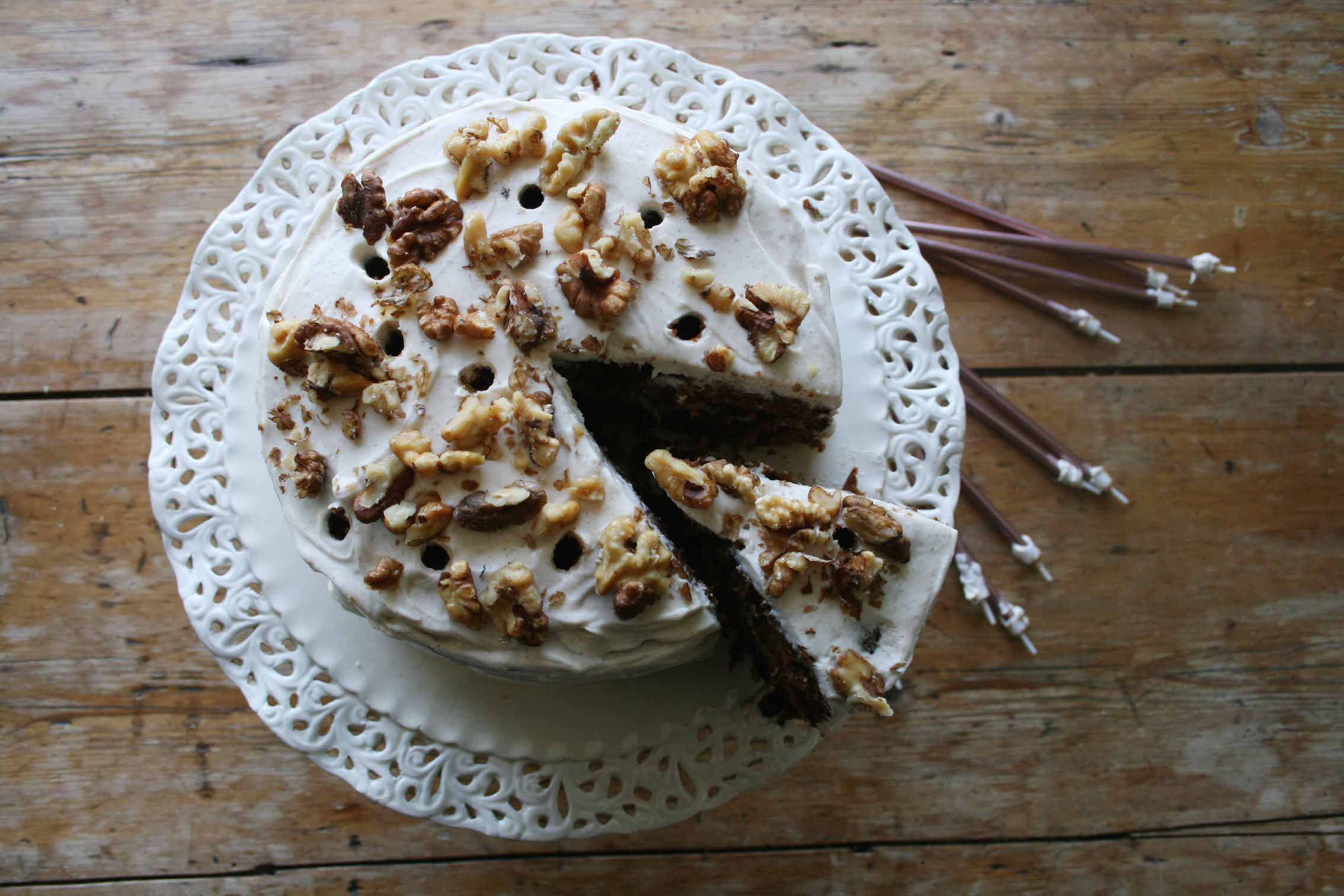 a birthday carrot cake - Dom in the Kitchen