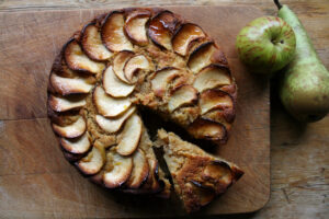 apple and pear cake