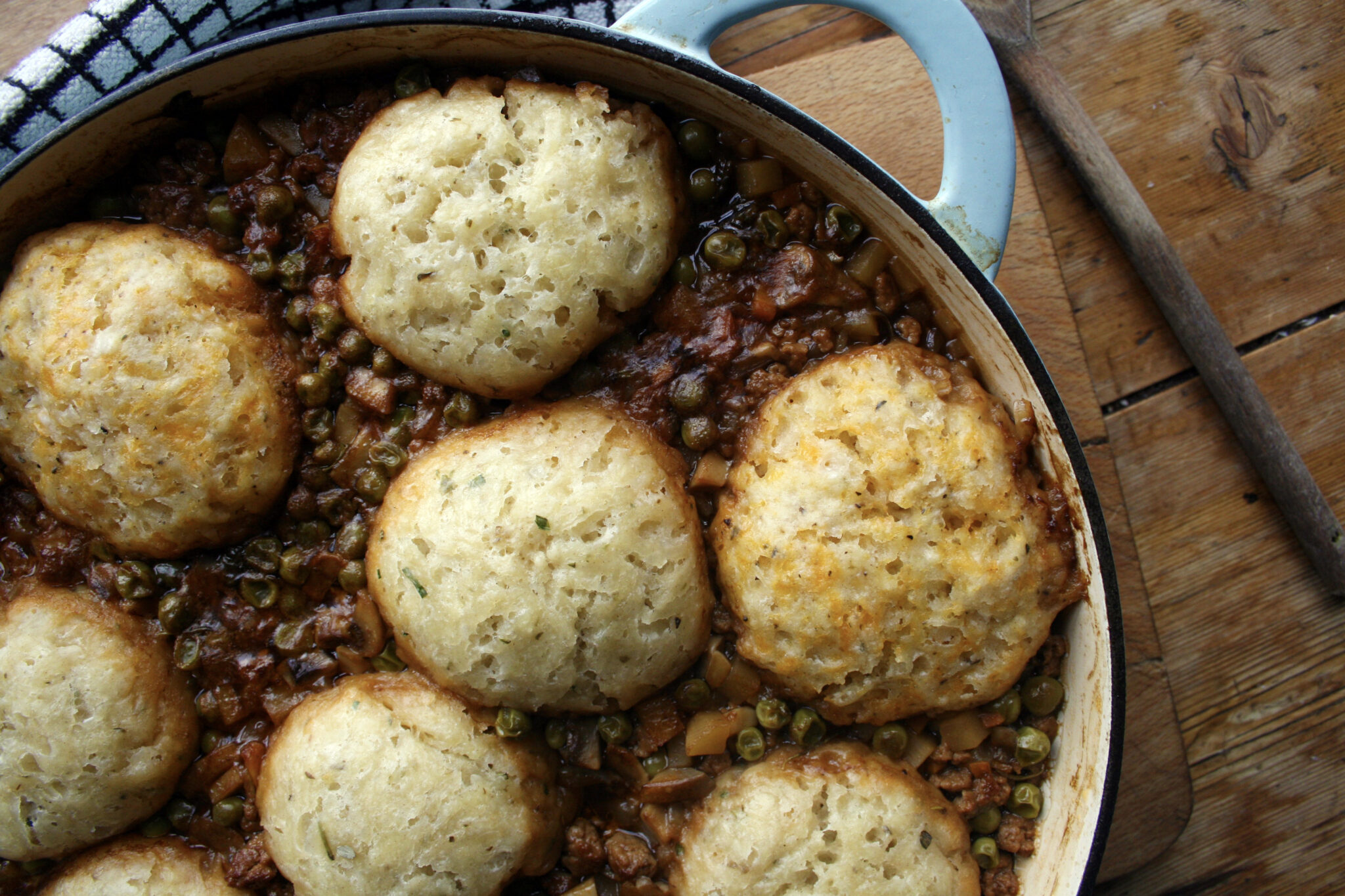 veggie-mince-stew-with-cheesy-herb-dumplings-dom-in-the-kitchen