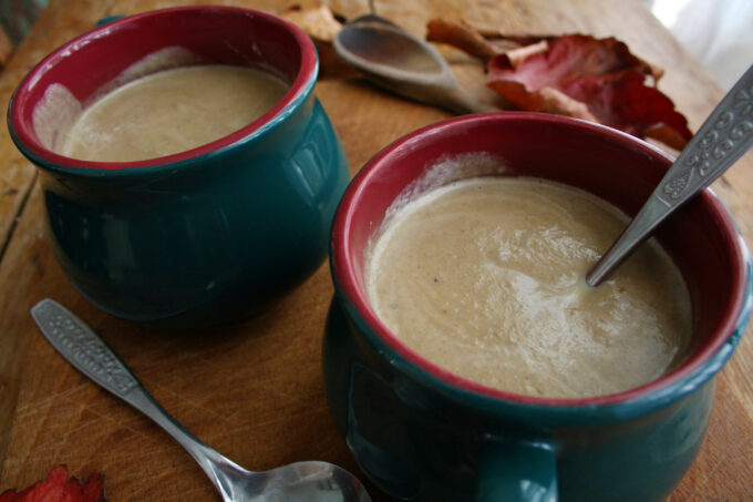 chestnut mushroom soup