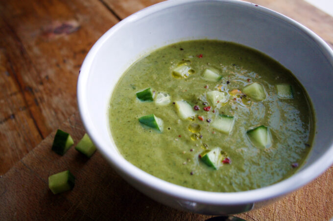 pea and basil soup