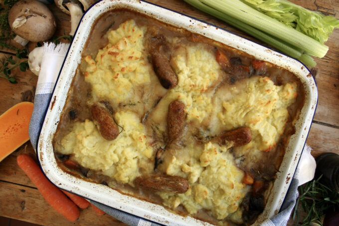 sausage and mash casserole