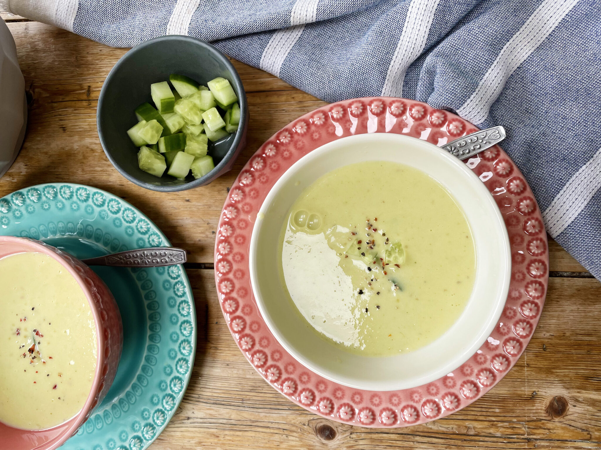 Chilled Leek And Potato Soup Dom In The Kitchen