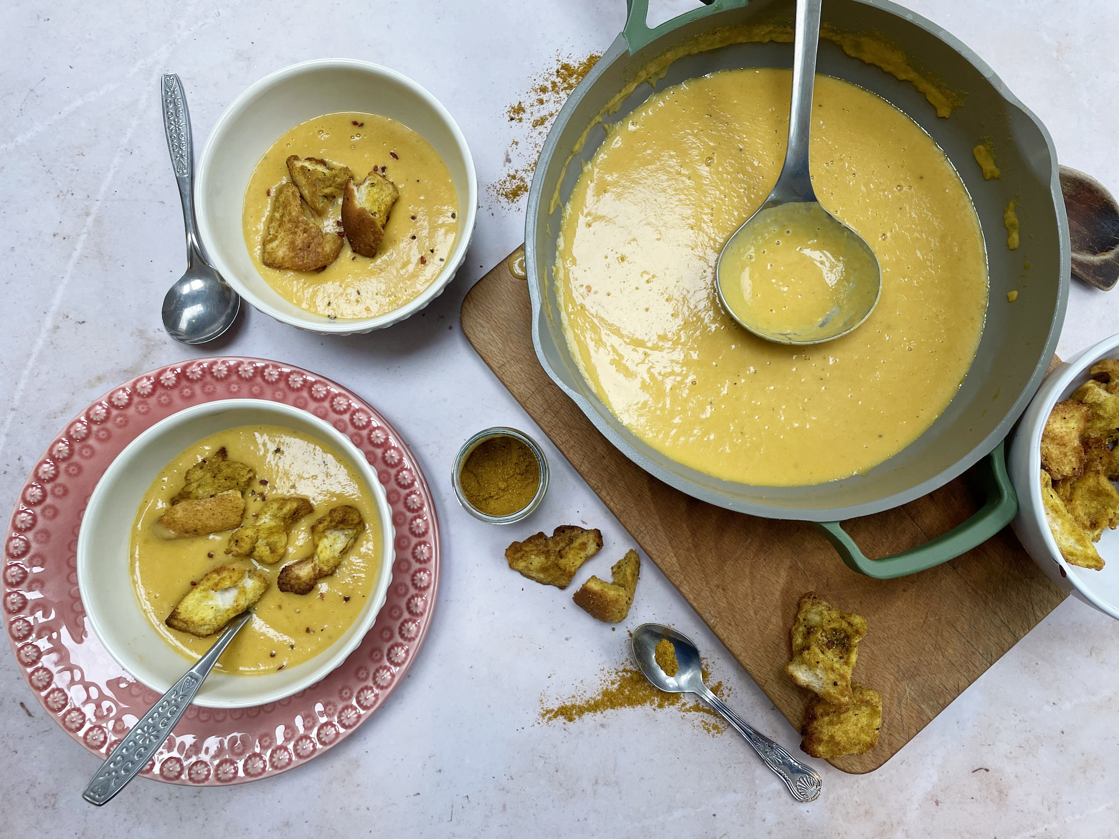 Curried Carrot-Ginger Soup