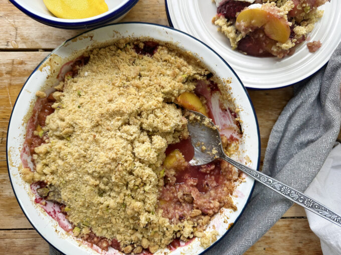 Peach Crumble