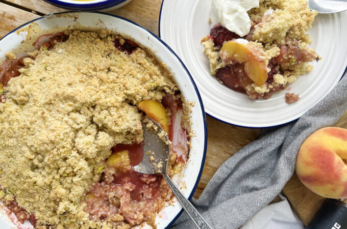 Peach Crumble