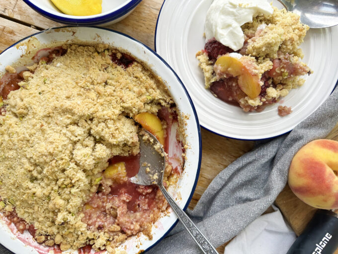 Peach Crumble