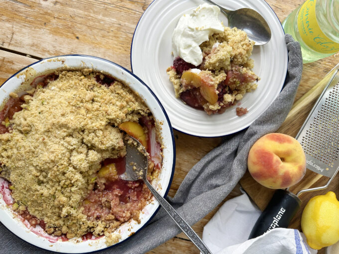 Peach Crumble